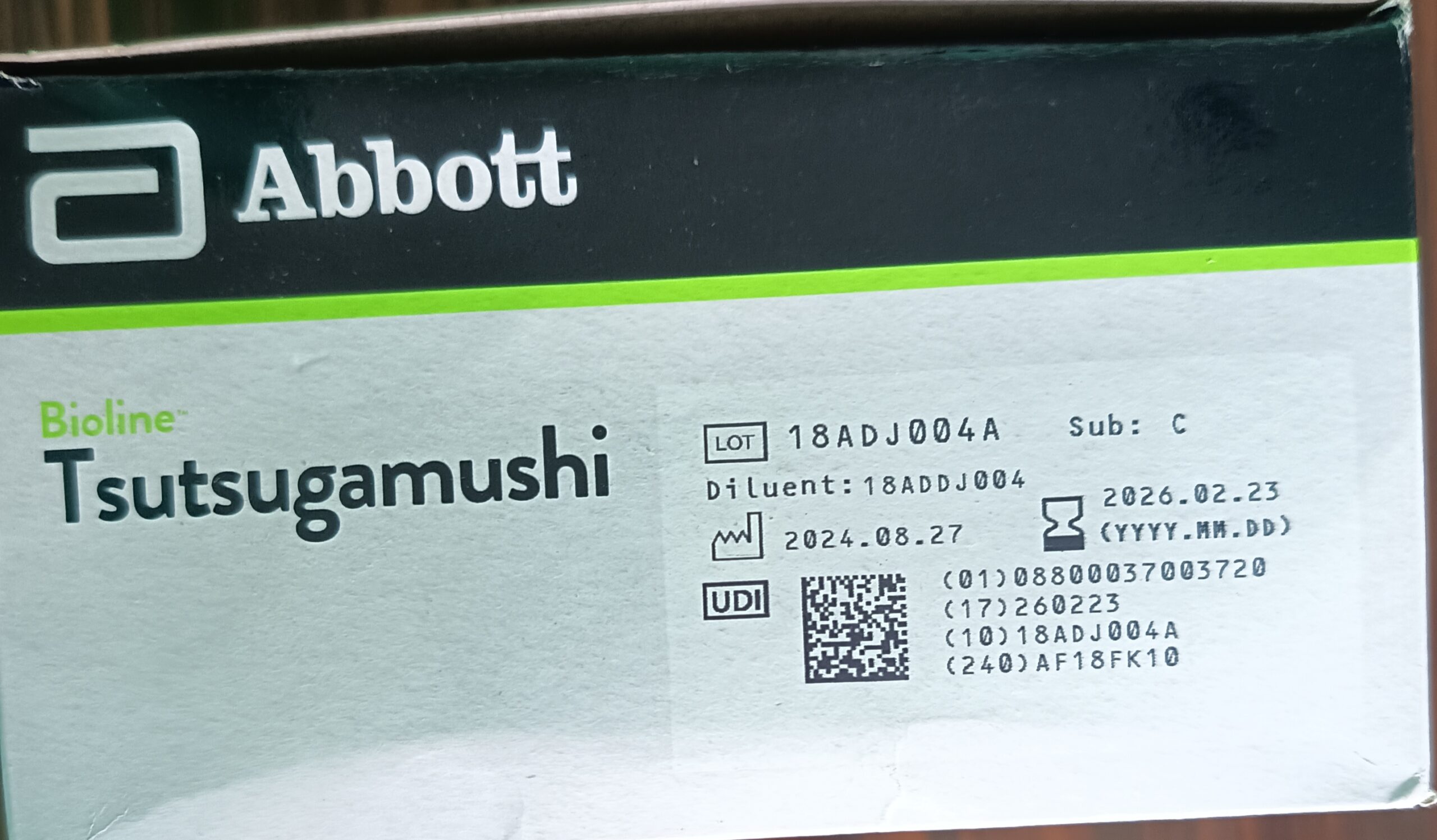 Scrub Typhus Rapid kit 30T/Box